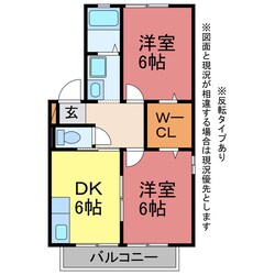 セジュールかわいの物件間取画像